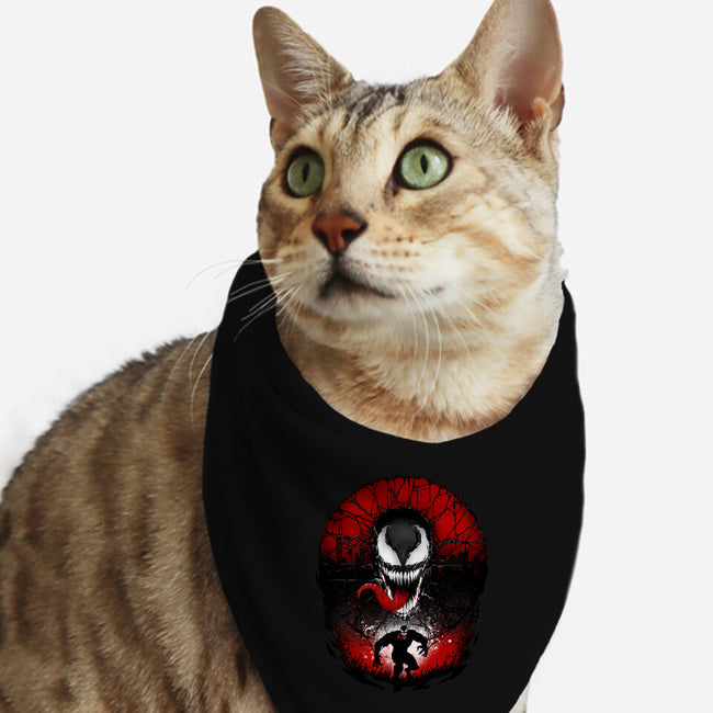 Attack Of The Venom-cat bandana pet collar-hypertwenty