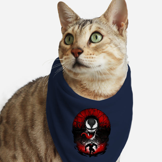 Attack Of The Venom-cat bandana pet collar-hypertwenty
