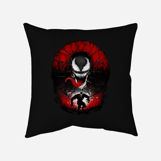 Attack Of The Venom-none removable cover w insert throw pillow-hypertwenty