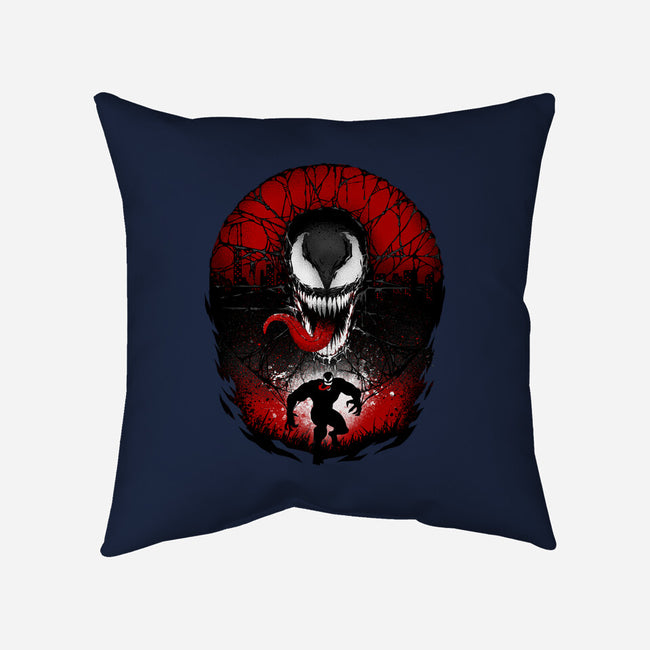 Attack Of The Venom-none removable cover throw pillow-hypertwenty