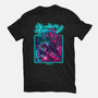 Neon Dragon-womens fitted tee-Bruno Mota
