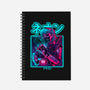 Neon Dragon-none dot grid notebook-Bruno Mota