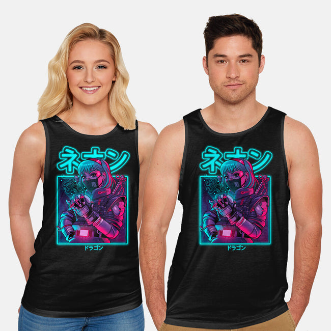 Neon Dragon-unisex basic tank-Bruno Mota