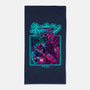 Neon Dragon-none beach towel-Bruno Mota