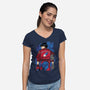 Good For Health Tiles-womens v-neck tee-danielmorris1993