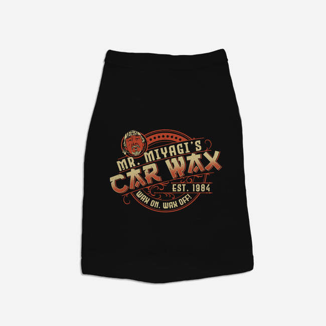 Mr. Miyagi's Car Wax-dog basic pet tank-CoD Designs