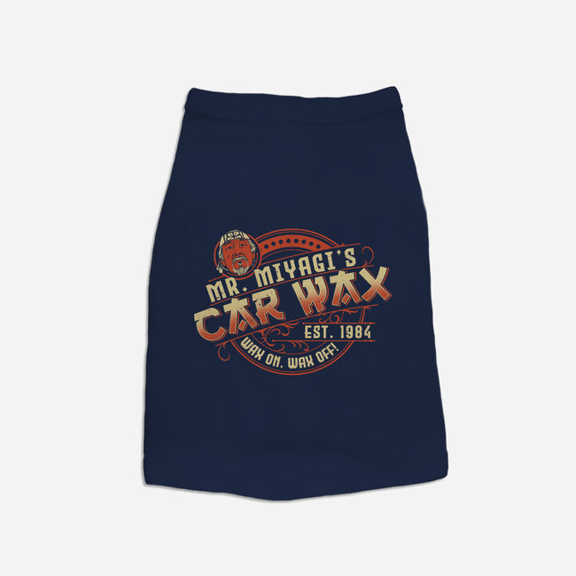 Mr. Miyagi's Car Wax-dog basic pet tank-CoD Designs