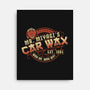 Mr. Miyagi's Car Wax-none stretched canvas-CoD Designs