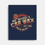Mr. Miyagi's Car Wax-none stretched canvas-CoD Designs