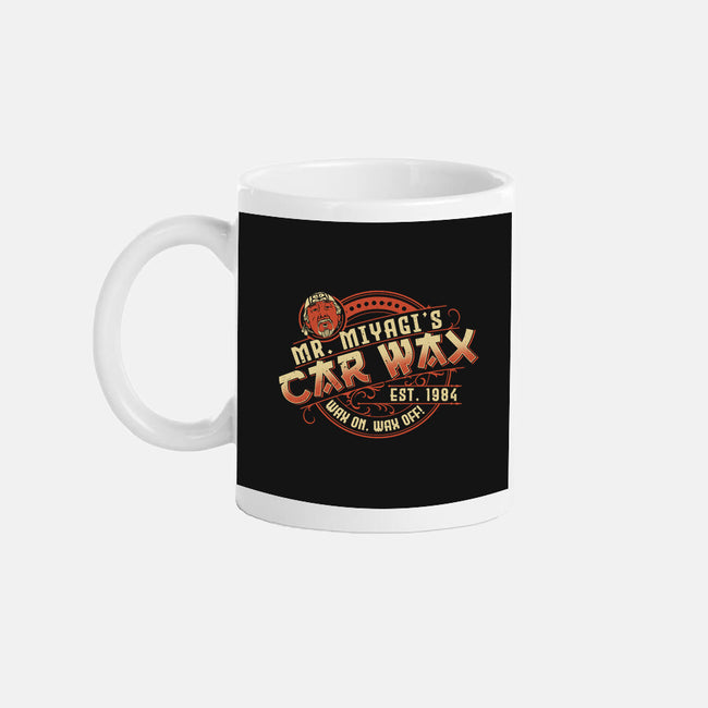 Mr. Miyagi's Car Wax-none glossy mug-CoD Designs