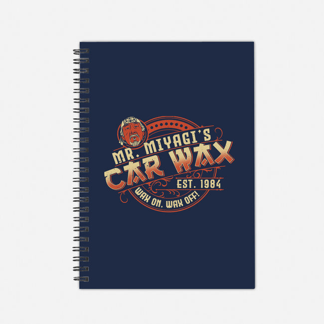 Mr. Miyagi's Car Wax-none dot grid notebook-CoD Designs
