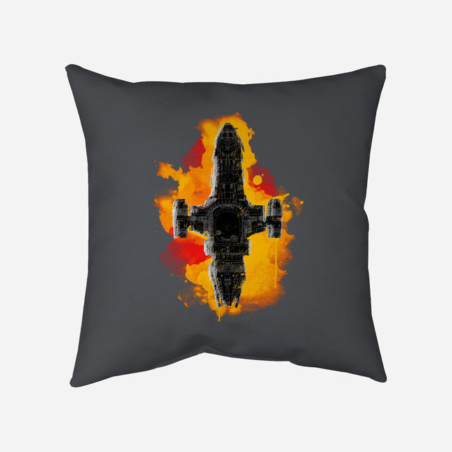 The Shine-none removable cover throw pillow-kharmazero