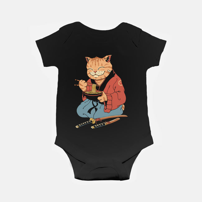 Cat Ramen-baby basic onesie-vp021