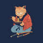 Cat Ramen-womens v-neck tee-vp021