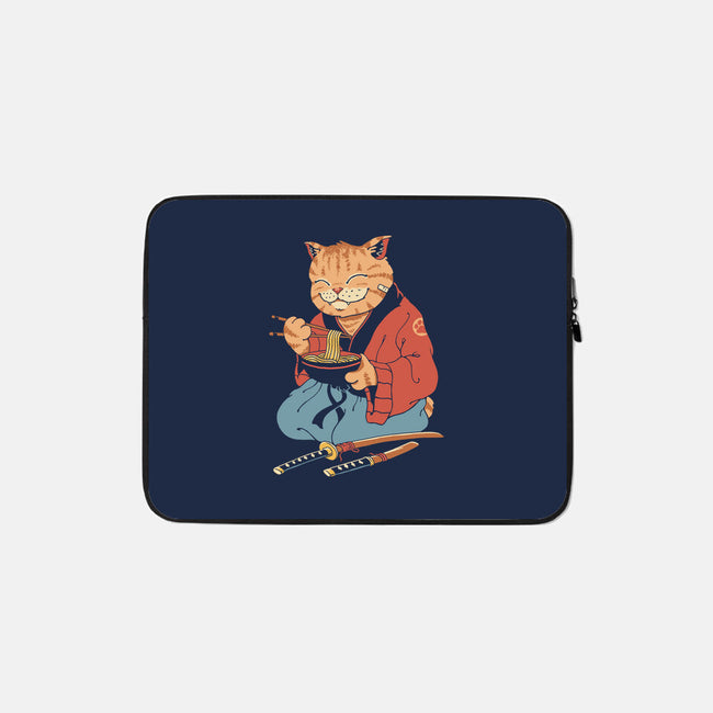 Cat Ramen-none zippered laptop sleeve-vp021