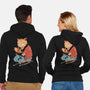 Cat Ramen-unisex zip-up sweatshirt-vp021