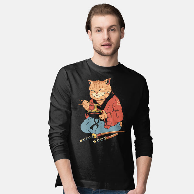 Cat Ramen-mens long sleeved tee-vp021