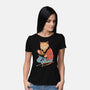 Cat Ramen-womens basic tee-vp021