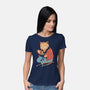 Cat Ramen-womens basic tee-vp021