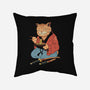 Cat Ramen-none removable cover w insert throw pillow-vp021
