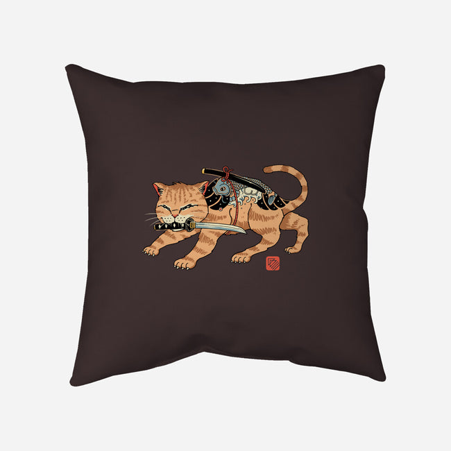 Fierce Catana-none removable cover w insert throw pillow-vp021