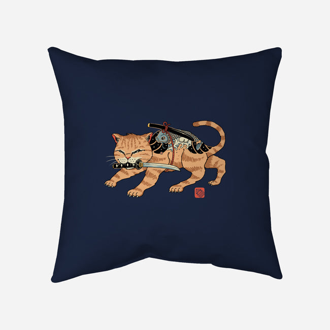 Fierce Catana-none removable cover w insert throw pillow-vp021