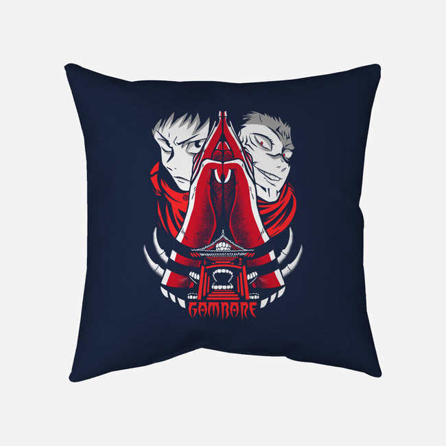 Sukuna Malevolent Shrine-none removable cover throw pillow-constantine2454