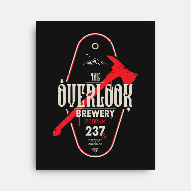 The Overlook Brewery-none stretched canvas-BadBox
