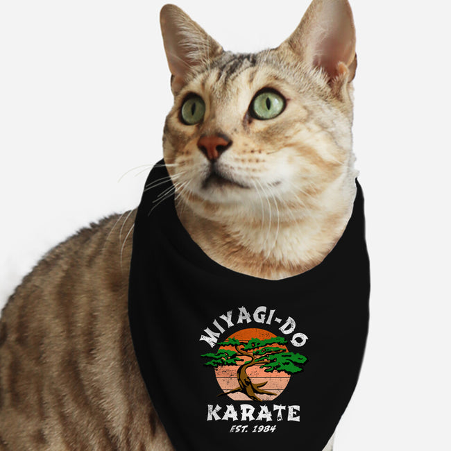 Miyagi Karate-cat bandana pet collar-Kari Sl