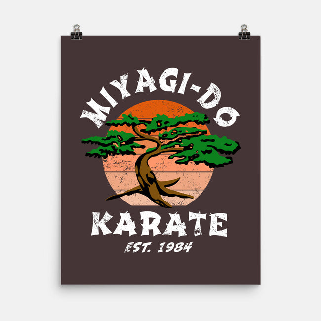 Miyagi Karate-none matte poster-Kari Sl