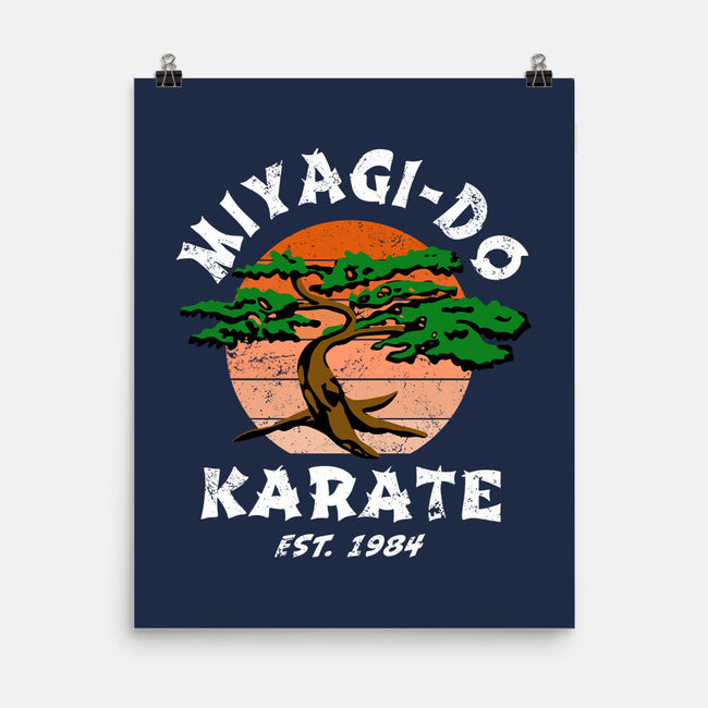Miyagi Karate-none matte poster-Kari Sl