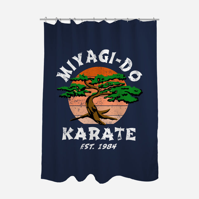 Miyagi Karate-none polyester shower curtain-Kari Sl