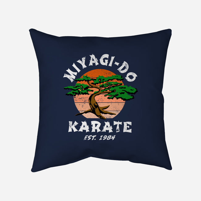 Miyagi Karate-none removable cover w insert throw pillow-Kari Sl