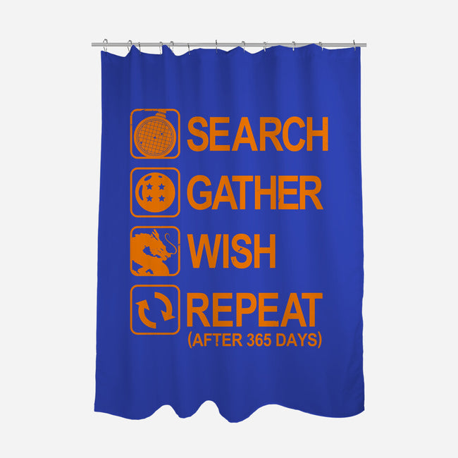 Wish Cycle-none polyester shower curtain-Boggs Nicolas