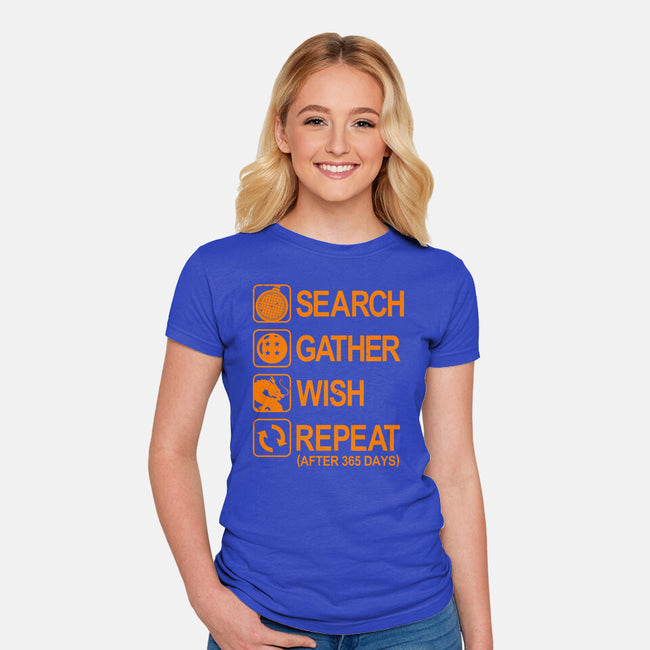 Wish Cycle-womens fitted tee-Boggs Nicolas