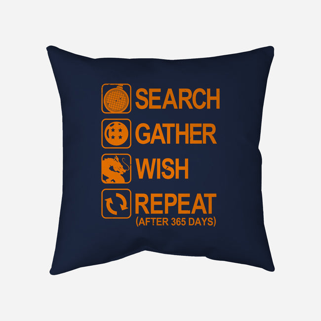 Wish Cycle-none removable cover w insert throw pillow-Boggs Nicolas