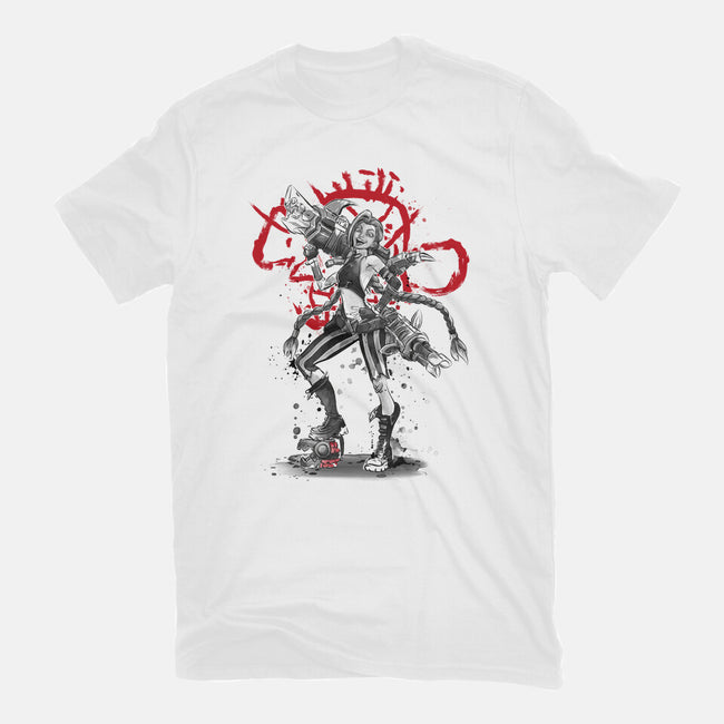 The Loose Cannon Girl-mens heavyweight tee-DrMonekers