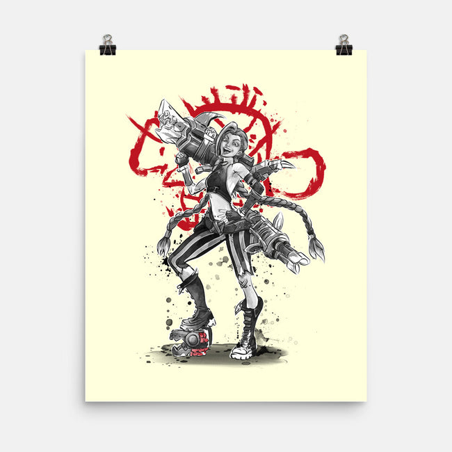 The Loose Cannon Girl-none matte poster-DrMonekers