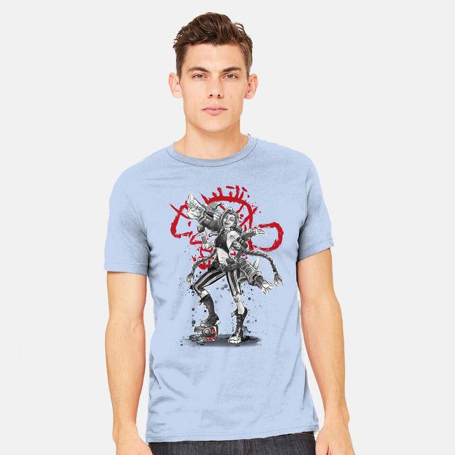 The Loose Cannon Girl-mens heavyweight tee-DrMonekers