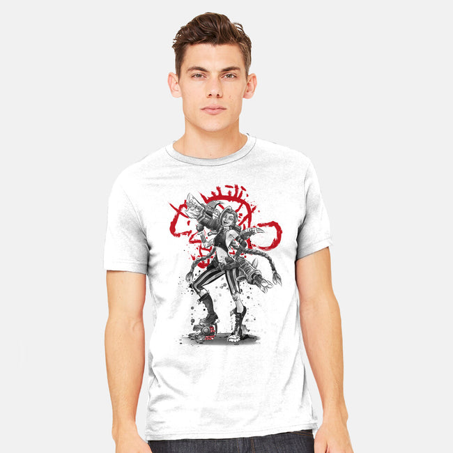 The Loose Cannon Girl-mens heavyweight tee-DrMonekers