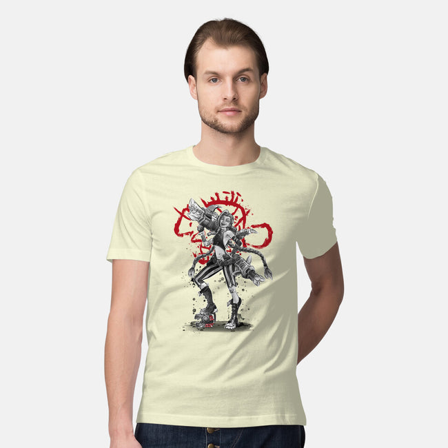 The Loose Cannon Girl-mens premium tee-DrMonekers