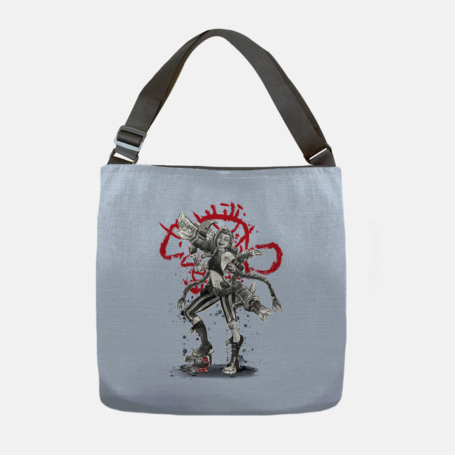 The Loose Cannon Girl-none adjustable tote-DrMonekers
