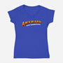 Awkward Is My Superpower-womens v-neck tee-tobefonseca