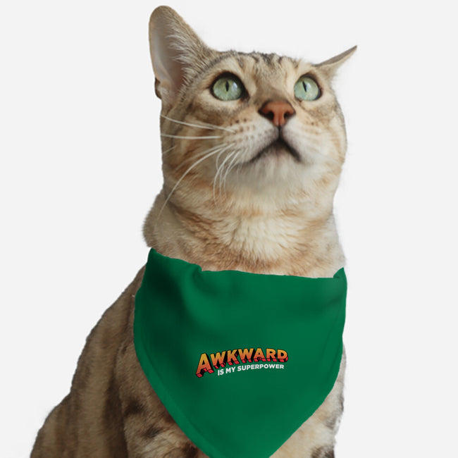 Awkward Is My Superpower-cat adjustable pet collar-tobefonseca