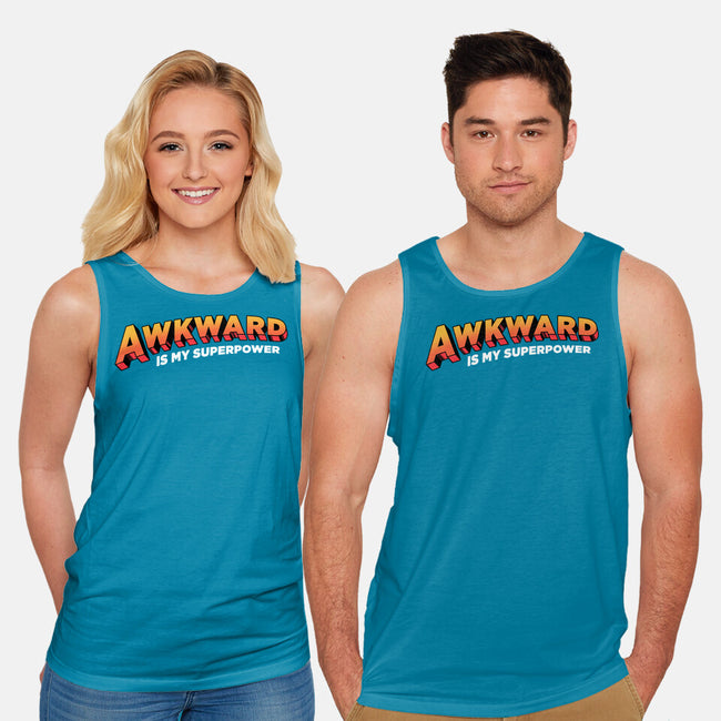 Awkward Is My Superpower-unisex basic tank-tobefonseca