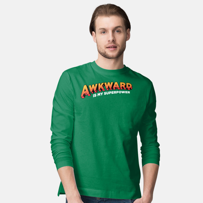 Awkward Is My Superpower-mens long sleeved tee-tobefonseca
