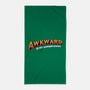 Awkward Is My Superpower-none beach towel-tobefonseca