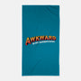 Awkward Is My Superpower-none beach towel-tobefonseca