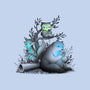Connecting With The Forest Animals-none removable cover w insert throw pillow-tobefonseca