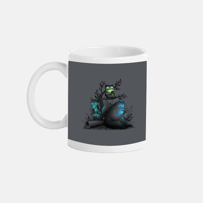Connecting With The Forest Animals-none glossy mug-tobefonseca